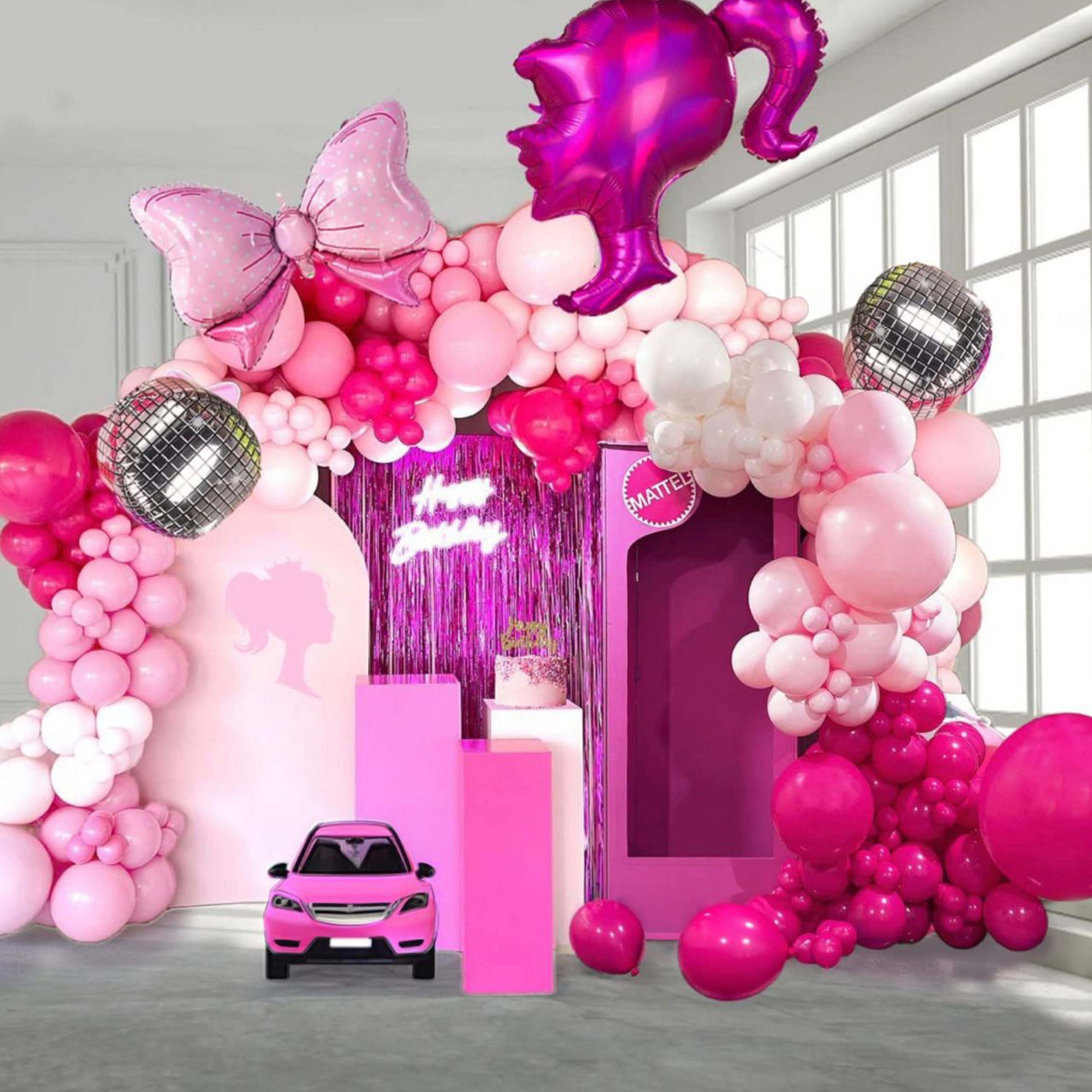 Barbie Theme Girl Birthday decoration - BalloonExhibit- Event planner and  Decorator in Delhi NCR