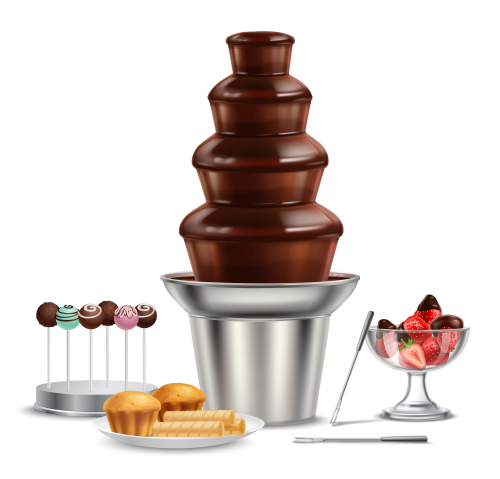 Chocolate Fountain Dipping