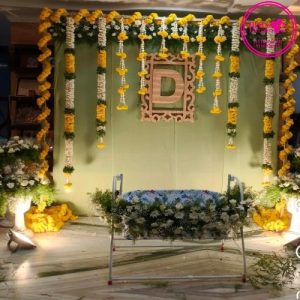 cradle ceremony decoration at home