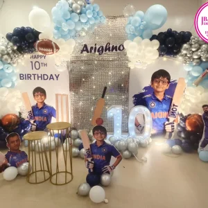 Cricket Theme Birthday Decoration