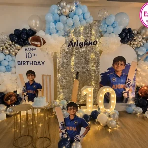 Cricket Theme Birthday Decoration