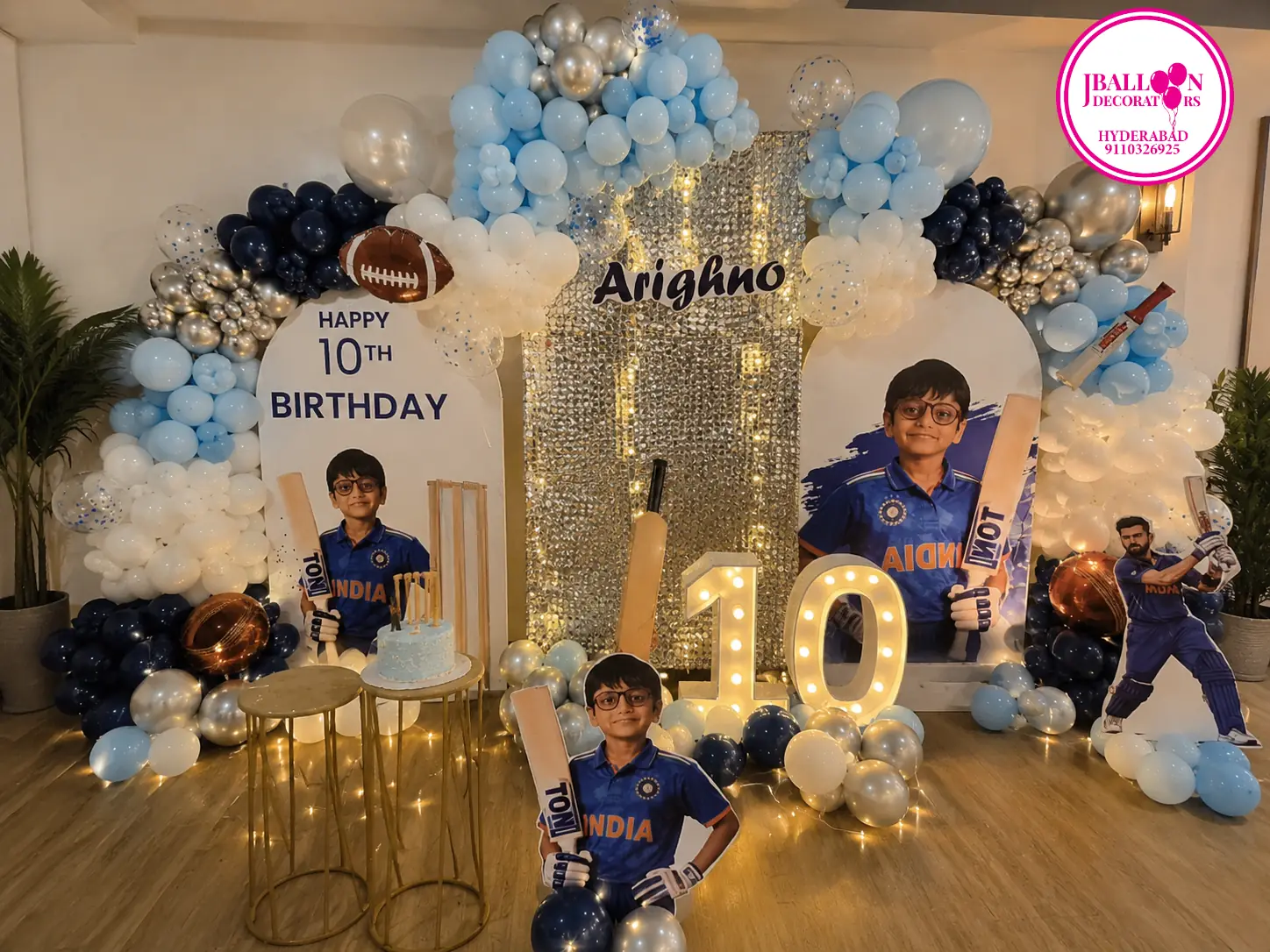 Cricket Theme Birthday Decoration