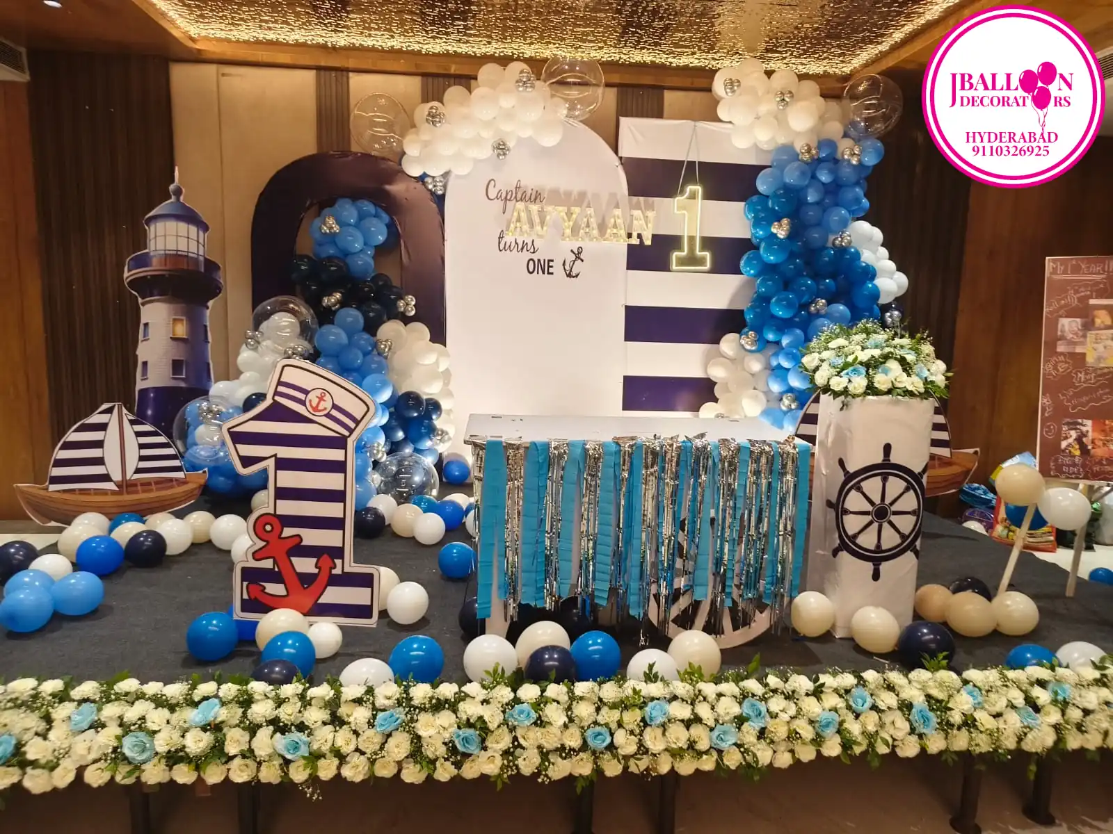Sailor Theme Birthday Decoration